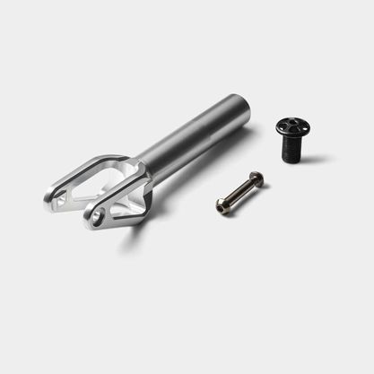 Movino Fourche en Aluminium IHC Argent